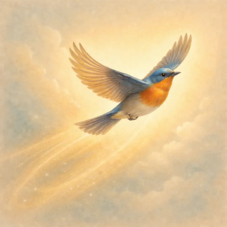 Uccellino che vola via