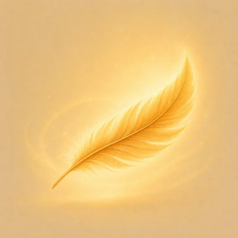 Golden feather