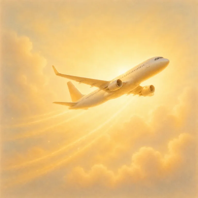 Aereo che vola